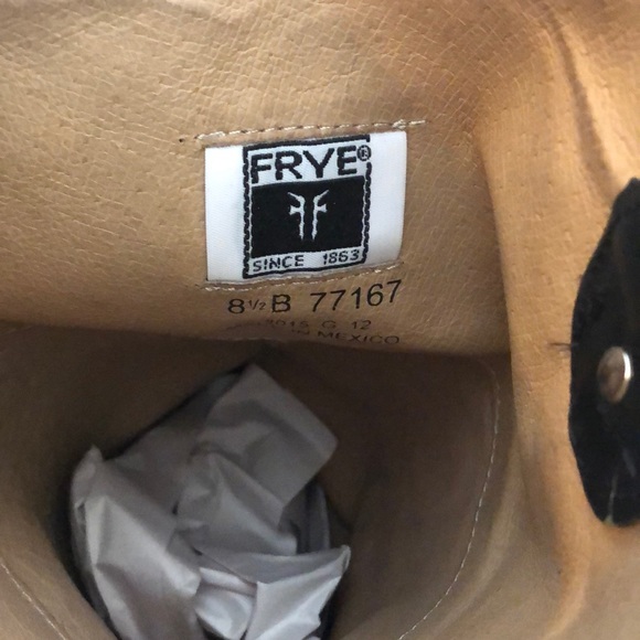 Frye Melissa Button Leather Riding Boot - Picture 7 of 7